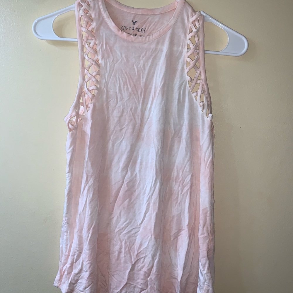 American Eagle pink tank top